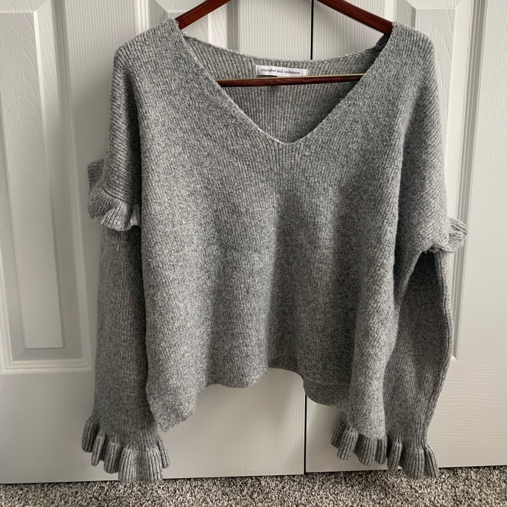 Cupcakes and Cashmere Ruffle Sweater